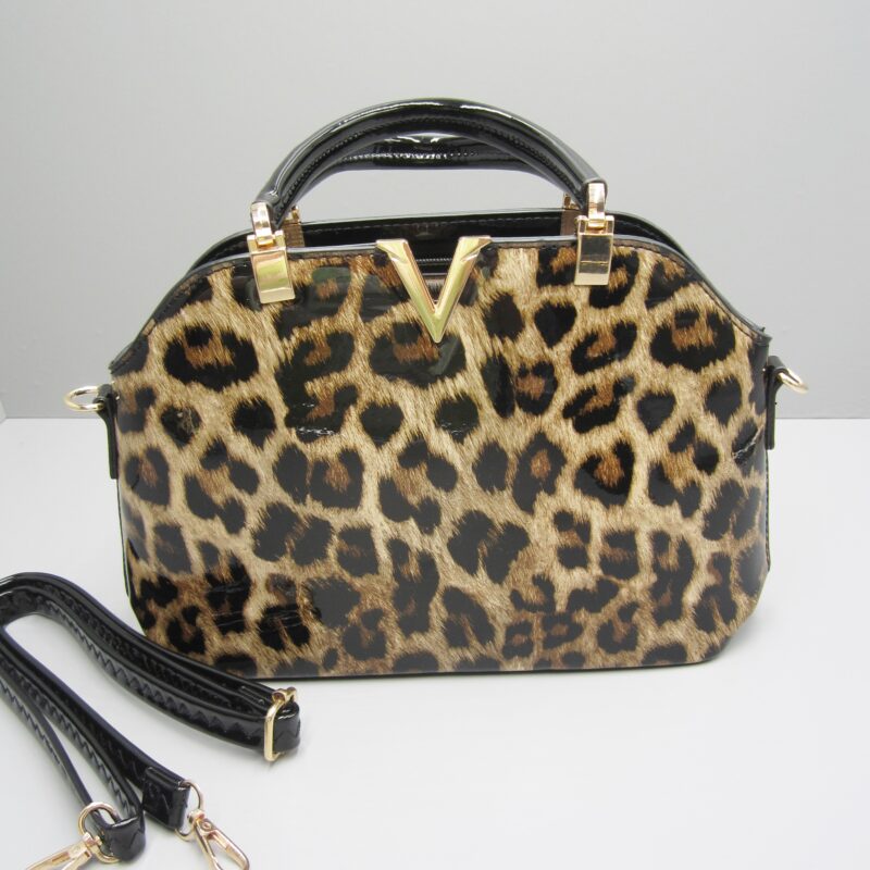 City Shopper Avangart - Damen Handtasche im Leoparden Design -